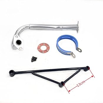 Amazon.com: ZTDZZH RED Exhaust System Muffler for GY6 50cc
