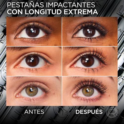 Miniatura 5 de L'Oréal Paris Máscara de Pestañas Telescopic Extensionist, Negro