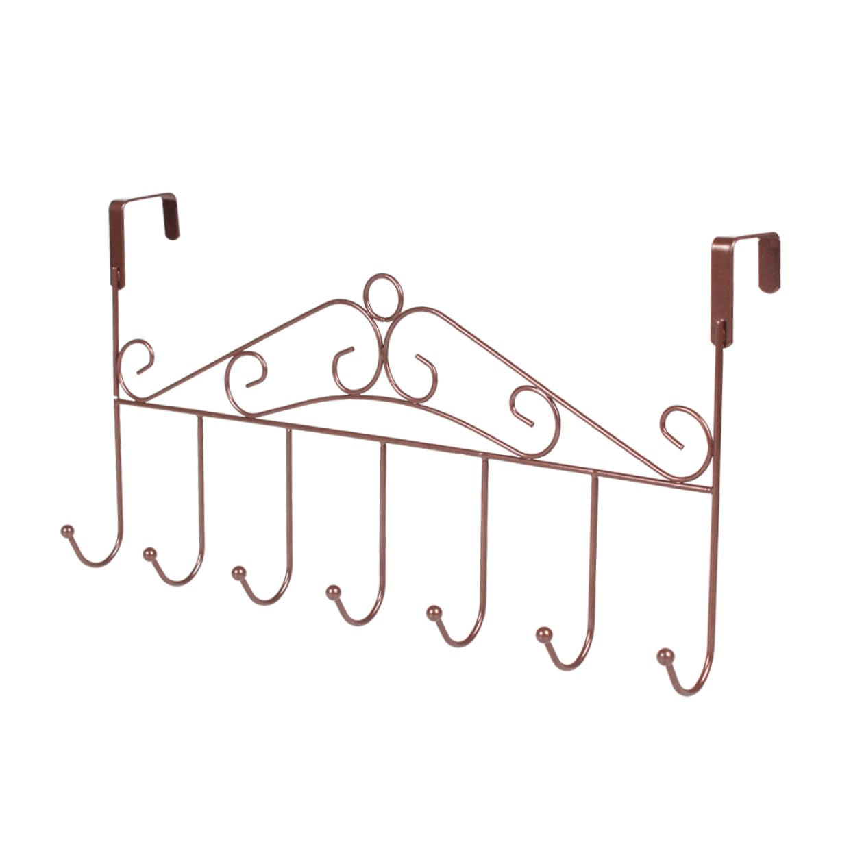 VILLFUL Coat Hanger Rack Hooks Traceless Over The Door Hanger Stick Hook Row Hooks Over The Door Hat Rack Nail Hooks Bathroom Hooks Door Clothes Hanger Self Adhesive Wall Hooks