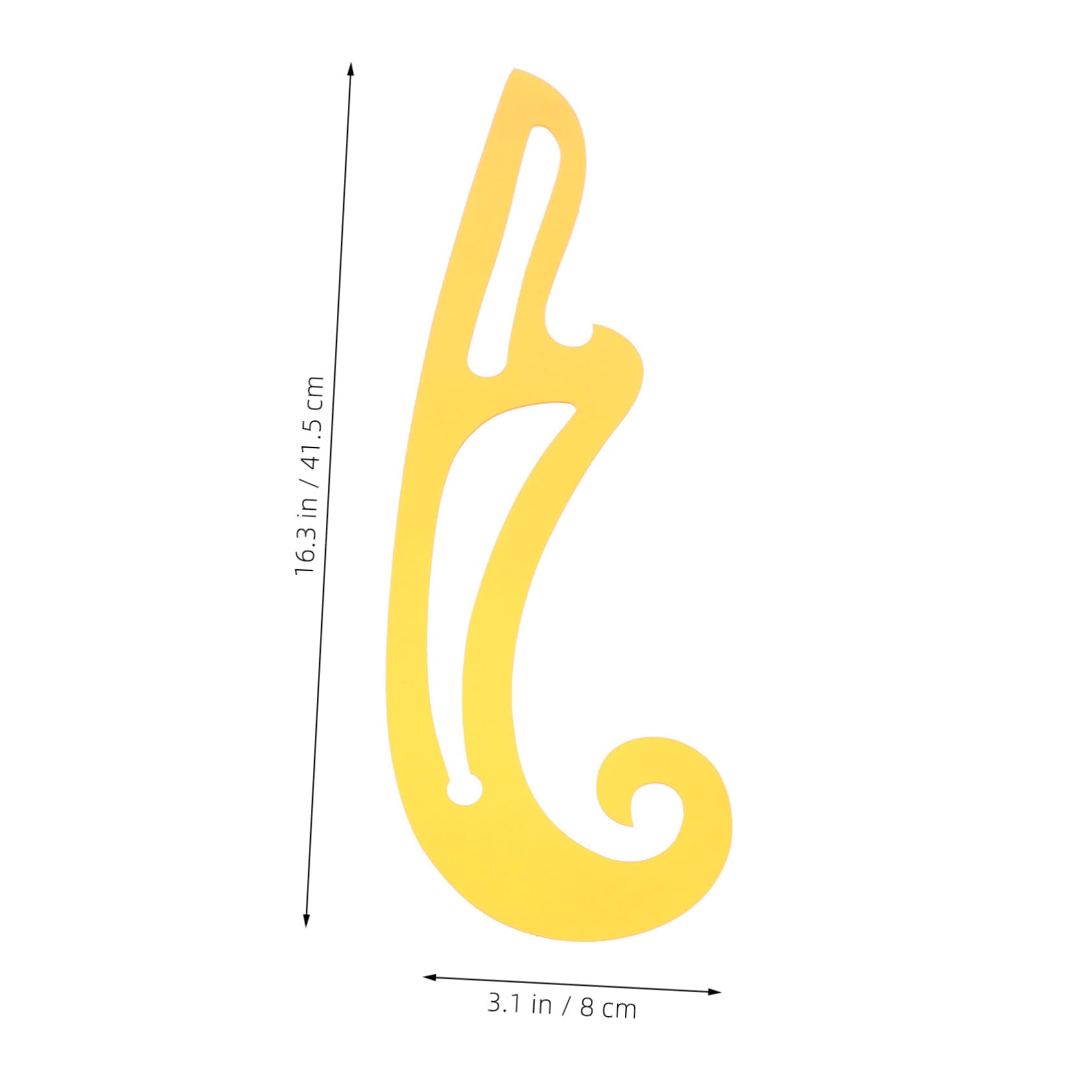 Operitacx 10 Piezas regla de curva plantilla de dibujo de curva regla de costura métrica transparente Ruler multifunción reglas de prueba de ropa regla de corte de muestra de ropa