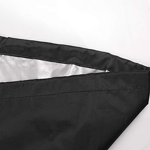 Anminy Waterproof Patio Chair Covers Outdoor High Back Stackable Dining Bar Stool Lawn Chair Cover Furniture Protector Uv Resistant Black Pack Of 1 #TOP4