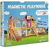 Playmags Magnetic Tiles Building Set, Dollhouse Pretend Play Toy, Creativity and Educational Magnet Blocks Stem Toys, Imaginative Birthday Gift for Kids Ages 3+