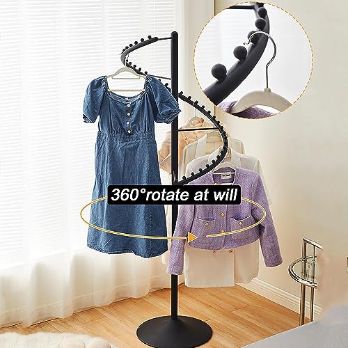 Support à vêtements en spirale dorée pour sublimer votre garde-robe - 3
