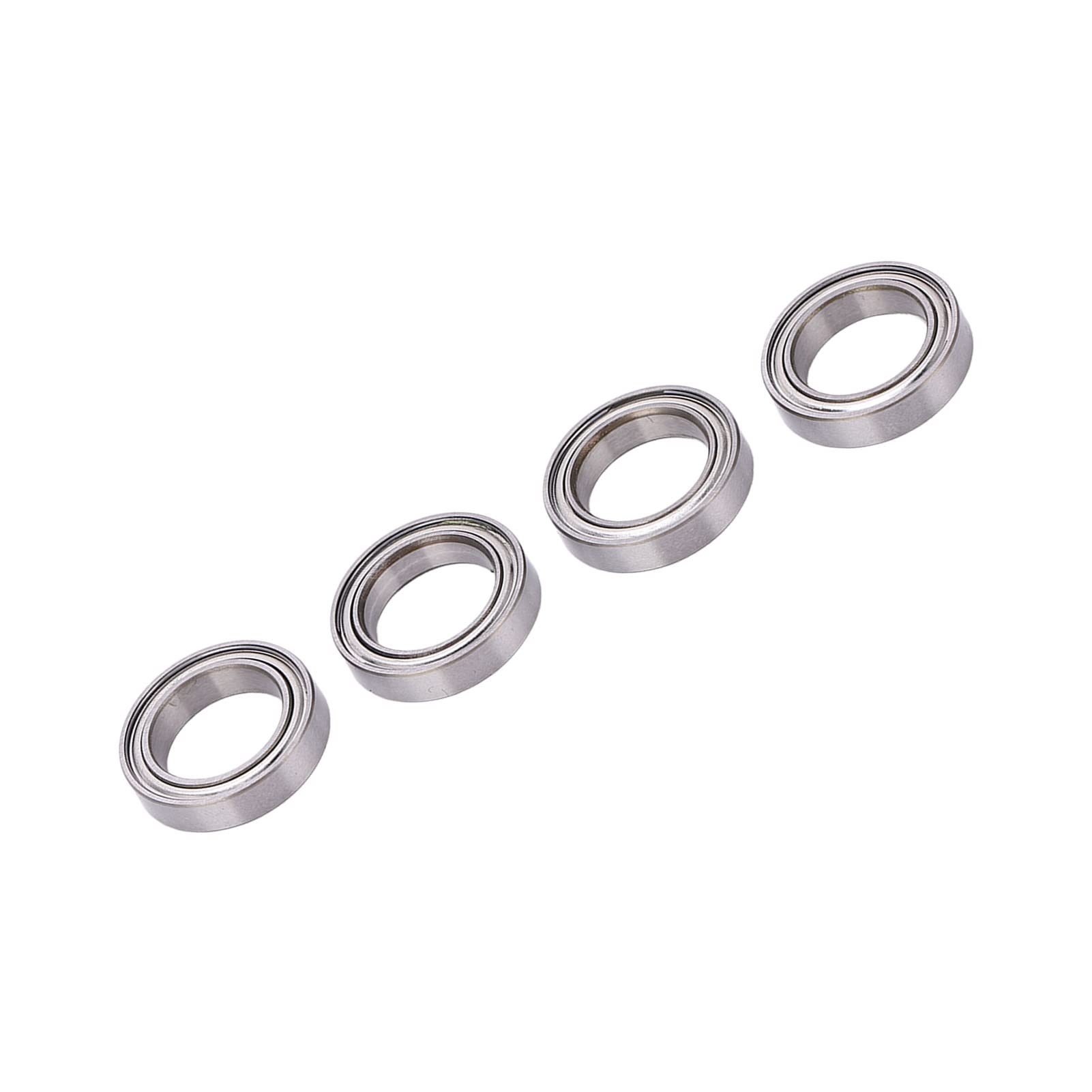 4Pcs RC Ball Bearing Kit 12x18x4mm, Stainless Steel Material for Arrma 3S 1/10 RC Car Crawler, Low Rolling Resistance, Perfect for Car Model Replacement