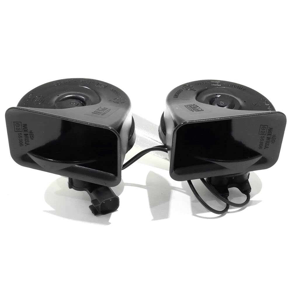 GM Parts OEM New Compatible with Horn Assembly Black 2009-2015 Compatible with Cadillac Compatible with CTS 84501938