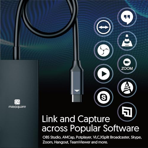 Caja de captura de vídeo HDMI 4K60 de baja latencia para streaming MSQ-1300CP 4