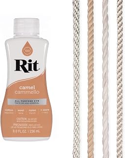 Rit Dye Liquid Sampler Kit- Wide Selection of Colors and Rope Samples