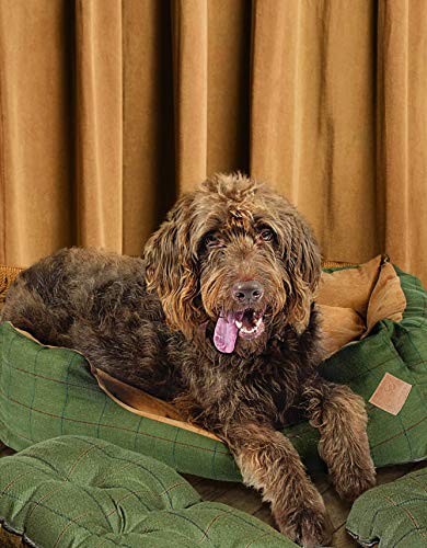 Danish Design Tweed Reihe Snuggle Hundebett, grün