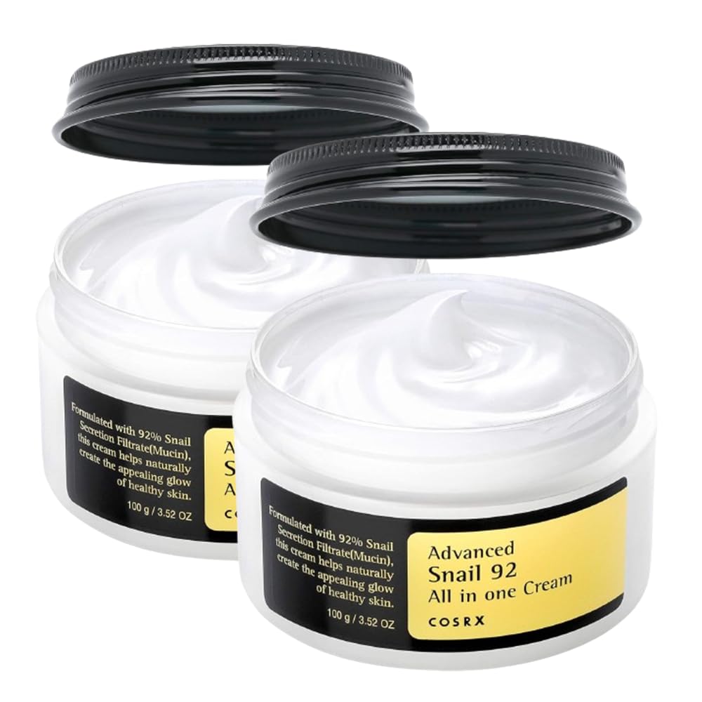COSRX Advanced Snail 92 All In One Cream Tube 2pcs Bundle Set 100g X 2 Pcs
