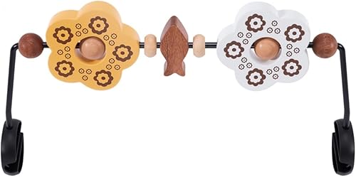 Miniatura 7 de Barra de juguete compatible con Baby Bjorn Bouncer Toy Bar para Baby Bouncer, accesorio de madera duradera para bebés, juguetes sensoriales Azul y