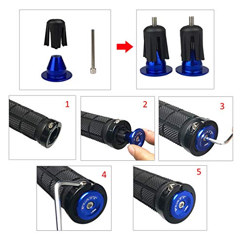 Platt Bicycle Bar End Plugs Aluminum Bike Handlebar Cap For Road Bike Mountain Bike Bmx (One Pair) #TOP2