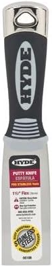 06108 Putty Knife, Flexible Steel Blade, 1-1/2-In. - Quantity 5