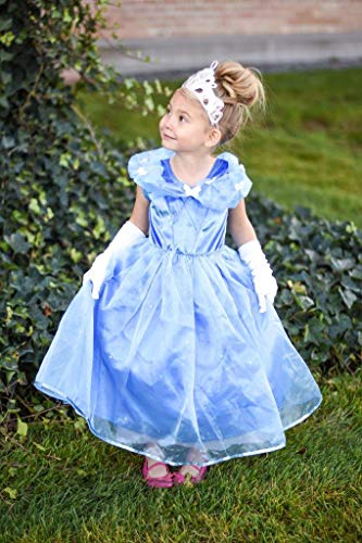 Little Adventures Deluxe Cinderella Butterfly Princess Dress Up Costume For Girls (Medium Age 3-5) - Machine Washable Child Pretend Play And Party Dress With No Glitter #TOP7