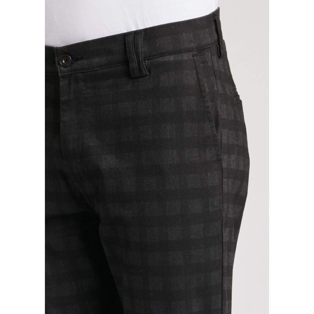 Gaudì Pantalone Uomo Chino con Motivo Check Autunno Inverno 2020 (43 Uomo Italy)