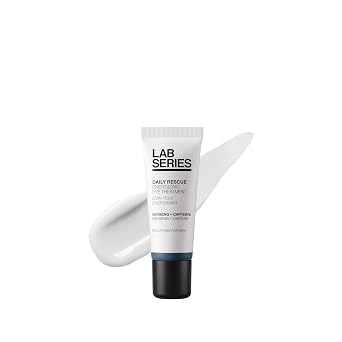 Lab Series Men's Daily Rescue Energizing Eye Treatment - Under Eye Cream Moisturizer with Ginseng & Caffeine - Energizes and Hydrates - Skin Care for Men, 0.5 Fl Oz
