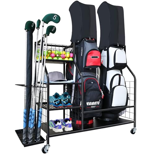 yamato Golf Organiser – Golf Storage Rack Organiser for Clubs | Golf Club Storage & Golf Organisers – Durable Golf Storage Rack