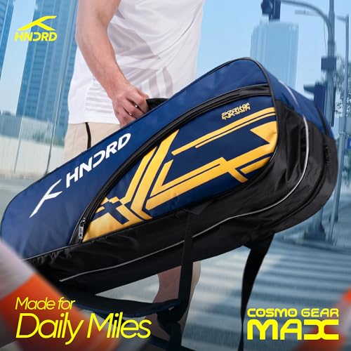 Image of Hundred CosmoGear Max Kit Bag with Dual Climate-Control Compartments | Dedicated Shoe Pocket | Ergonomic Back Straps|for Professional Play |Ideal for Men & Women (Royal Blue)