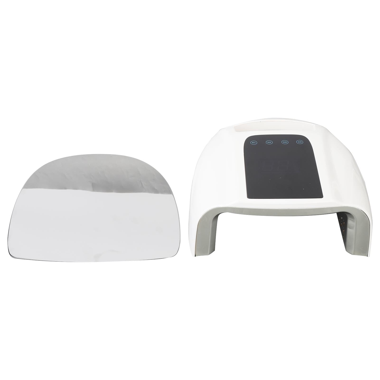 Suszarka UV do Paznokci, Lampa 42 żetony 96 W Lampa do Zdobienia Paznokci Automatyczny Czujnik 100~240 V Cyfrowy Ekran do Salonu Ręcznego (wtyczka UE)