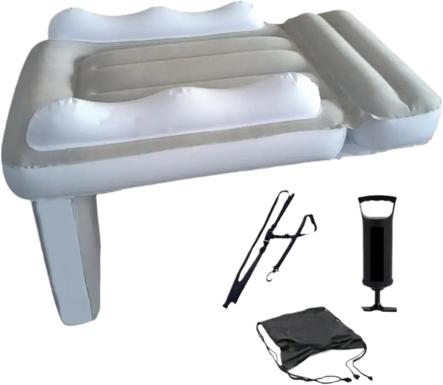 Car Air Bed Inflatable Car Airplane Bed Fit for Kid Baby for Seat Extender Travel Kids for Sea Universal(4pcs)