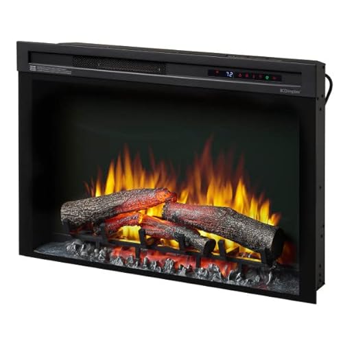 Dimplex 33 Inch Built-In Electric Fireplace - Multi-Fire Xhd Firebox With Logs And Realistic Multi-Color Flames | Model: Xhd33L #TOP11
