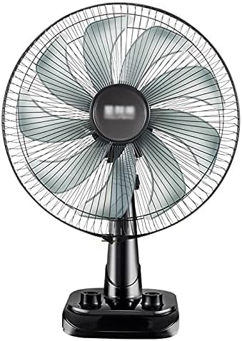 Oscillating Desk Fan 3 Speeds 9 Blades Adjustable Tilt 16" for Bedroom Home Kitchen Office Indoor Table Fan