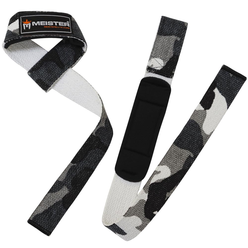 Meister Neoprene-Padded No-Slip Weight Lifting Straps for Grip (Pair) - Urban Camo (B004YNKH0M) Amazon Price History, Amazon Price Tracker