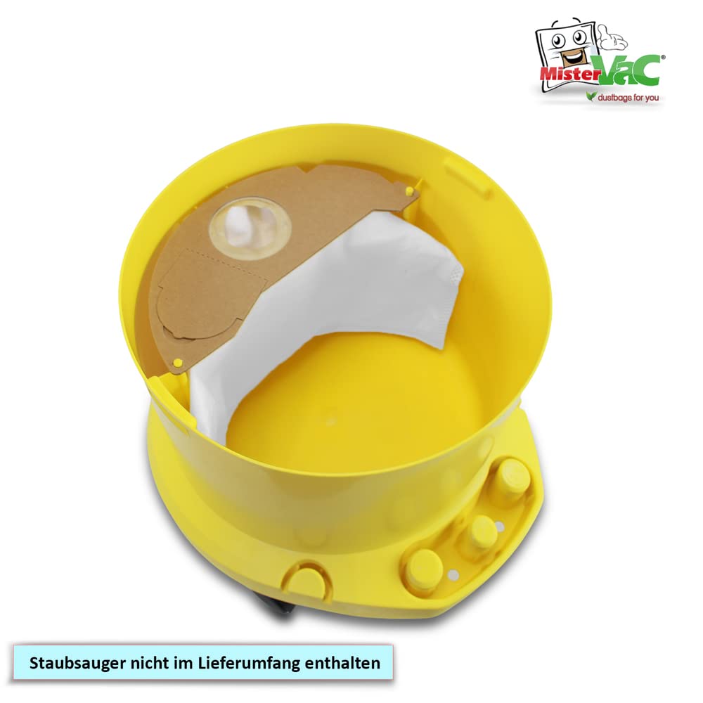 MisterVac compatibile con sacchetti per aspirapolvere sacchetti di ricambio 10 pezzi Kärcher WD 2.200 1.629-550.0 WD 2.250 6.904-322