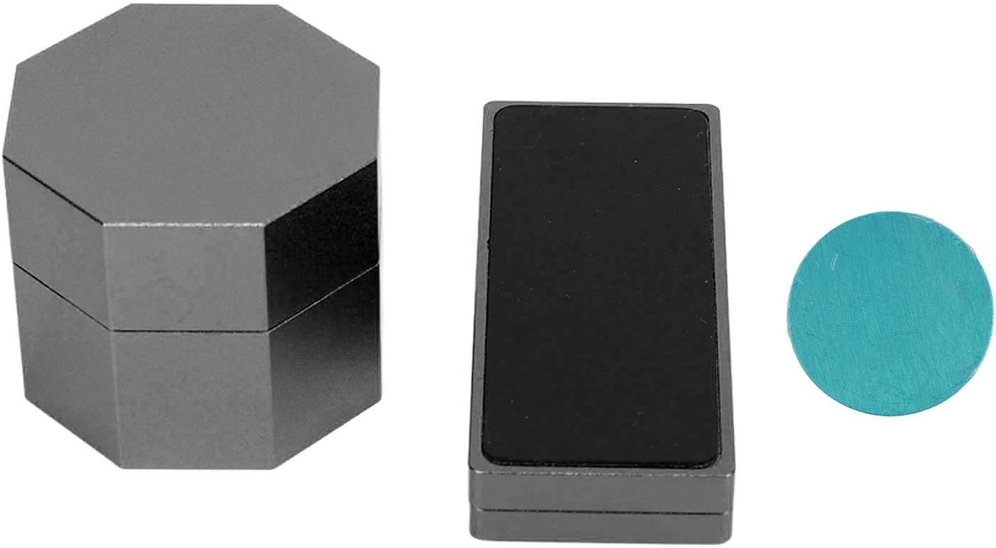 Billiard Cue Chalk Case with Holder and Silent Clip - Octagonal Chalk Box and Aluminum Alloy Design - Perfect for Enhancing Your Billiard Game Experience