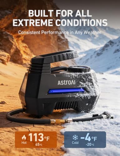 AstroAI AIRUN H Blue Tire Inflator