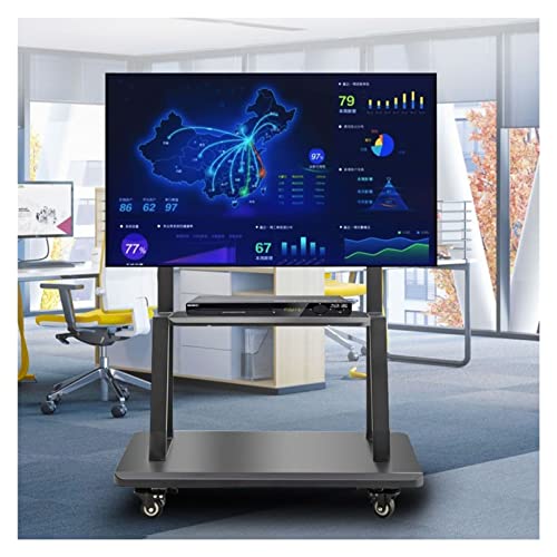 Soporte vertical para TV móvil con ruedas hasta 75 pulgadas miniatura 1