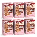 Katz Gluten Free Gingerbread Donuts. Limited Edition. Free of Soy, Sesame, Dairy, and Nuts. Kosher 10.5oz (6pk)