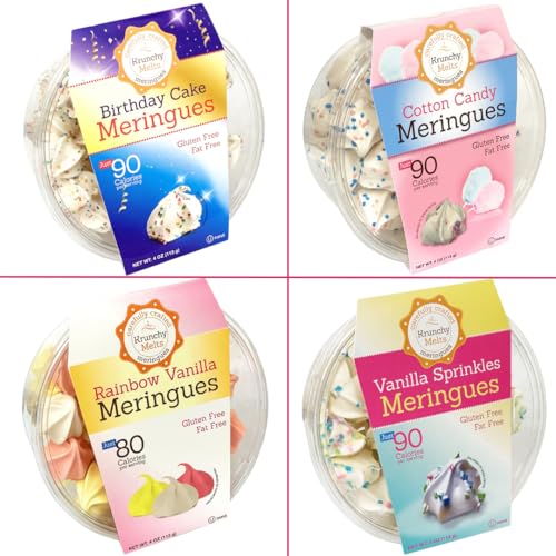 4 Pack Krunchy Melts Original Meringue Cookies | Let's Celebrate