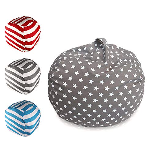 Aufbewahrungstasche für Plüschtiere für Kinder, Plüsch, Bohnensack,...