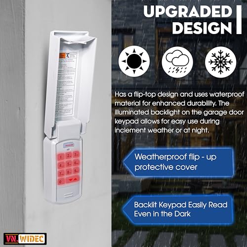 Image of GK-R for Genie Garage Door Opener Keypad, 2x G3T-R Remote 3-Button Compatible With Genie Garage Door Opener Remote 37332R Since 1995 OKP-BX GK-BX GWKP, GWK-IC, ACSDG, ACSDA1, ACSD1G B8QACSDA B8QACSDA1