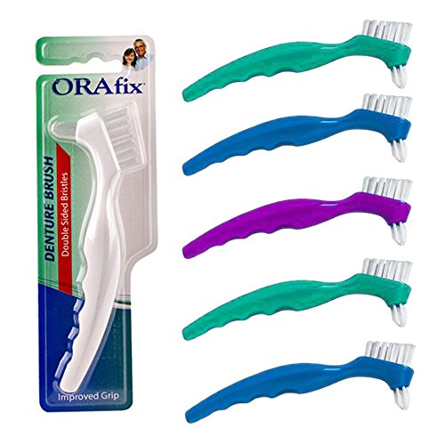 Set of 6 Orafix Double Sided Denture Brushes