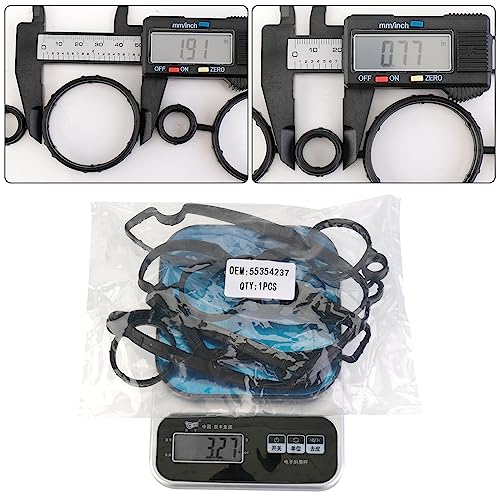Image of VS50779R Valve Cover Gasket Compatible with 2007-2020 Chevy Aveo Aveo5 Cruze Sonic Trax Pontiac G3 G3 Wave Saturn Astra 1.6L 1.8L 55354237 VS50656 713816600