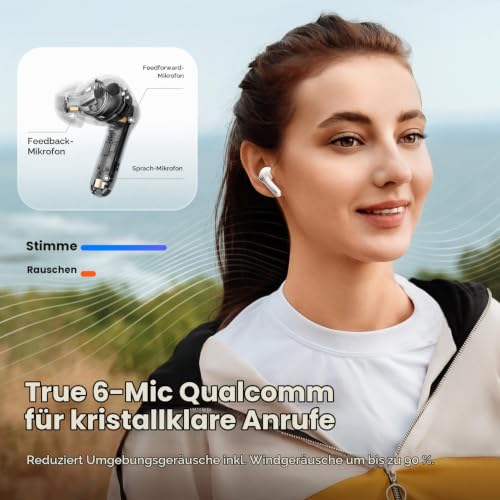 SoundPEATS Air5 Pro True Wireless In‑Ear Kopfhörer, Weiß – Ansicht 4