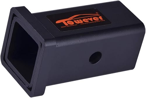 84028 Towever Adaptador de enganche de remolque para reductor de enganche de servicio clase V, manga de 2.5 a 2 pulgadas