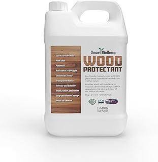 Plant-Powered 2.5-Gallon Wood Protectant, Protects from Water & UV Rays, Penetrating Treatment for Outdoor and Indoor Furniture, Marine, and Decking, 750-1000 Sq. Ft of Coverage
