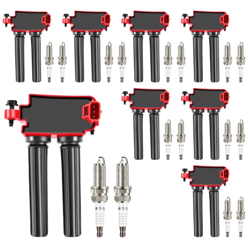GPMMWPG Ignition Coils Iridium Spark Plug Set Fit for 5.7 V8 HEMI…