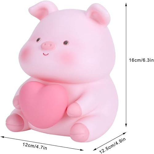 Miniatura 7 de OUKENS Banco de dinero, bonita alcancía de dibujos animados, caja de ahorro de dinero con luz nocturna, banco de monedas para niños y niñas, banco