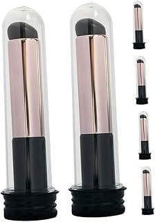 INOOMP 6pcs Portable Lip Brush with Ergonomic...