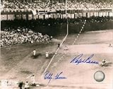 Autographed Bobby Thomson & Ralph Branca Ny Giants & Brooklyn Dodgers Photo