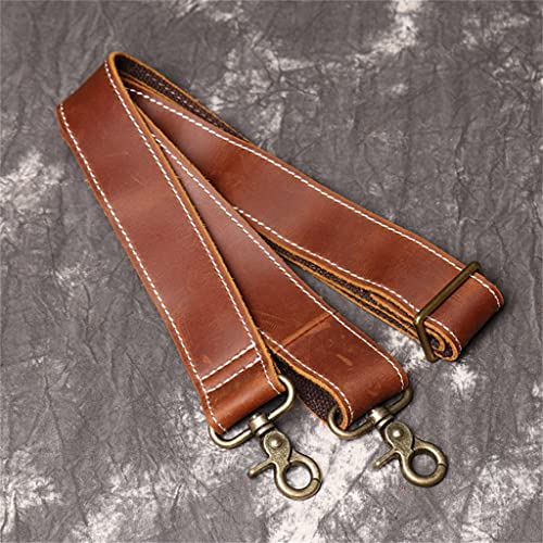 Genuine Leather Handheld Men's Briefcase Shoulder File Bag Handmade Cross Computer Bag3