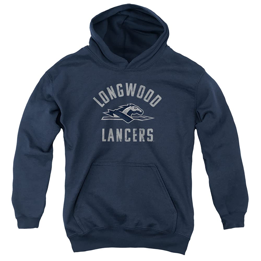 Longwood University Official Lancers Logo Youth Kids Boy/Girls Pull-Over Hoodie Sweatshirt