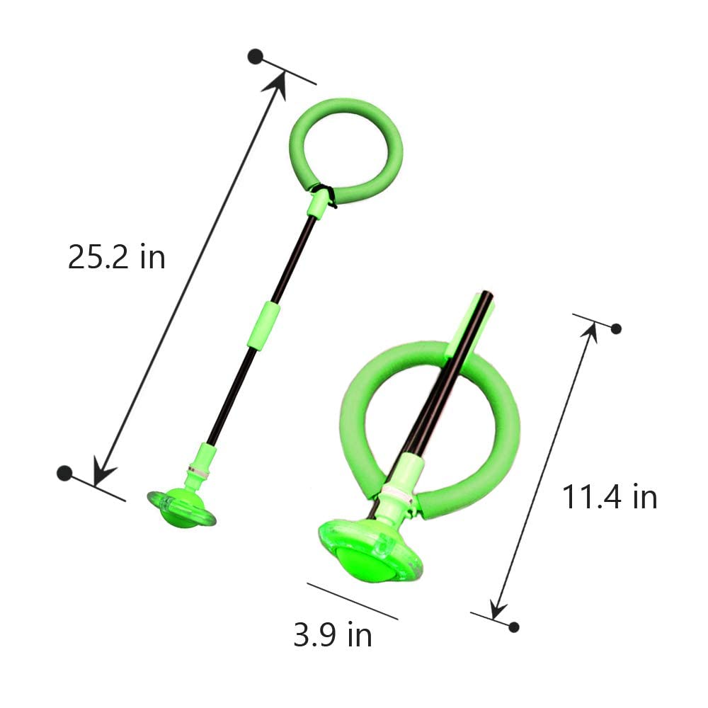 Kqpoinw Anneau De Saut Clignotant Pour Enfants – Roue Lumineuse Sans Pile, Pliable Avec Sac De Transport – Jouet D'extérieur Actif Dès 5 Ans