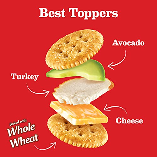 Ritz Crackers, 1 Family Size Box, Whole Wheat Flavor, 19.3 Ounce #TOP3