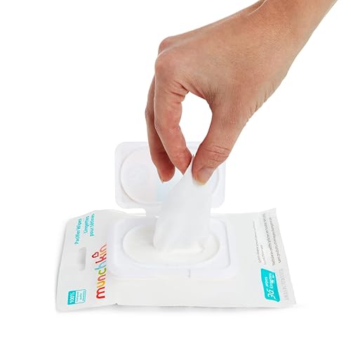 Miniatura 7 de Munchkin Arm  Hammer - Toallitas para chupete limpia de forma segura los artículos esenciales para bebés y niños pequeños 1 paquete 36 toallitas