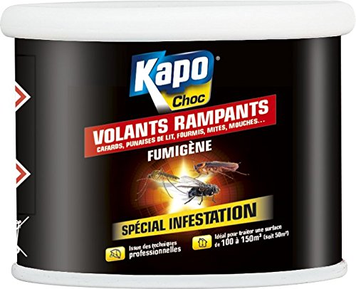 Kapo Fumigène Tous Insectes (100 à 150 M3) - Lot de 4