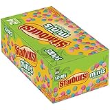 Starburst Sour Candy Minis Fruit Chews, 24 x 1.85 oz, Cherry, Blue Raspberry, Watermelon, and Strawberry Sour Fruity Candies
